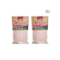 Conscious Food Rock Salt | 2kg Pack of (1kg x 2) | Himalayan Pink Salt | Unprocessed | Pure & Natural | Sendha Namak