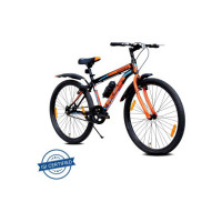 LEADER Spyder MTB Cycle/Bike with Complete Accessories 27.5 T Mountain Cycle  (Single Speed, Black, Orange)