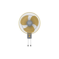 Bajaj Rapido HS 400mm Grey & Yellow Wall Fan