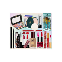 G4U Set of 17 pcs Makeup Kit For Women, Party Wear Makeup Kit 07072023a20  (Pack of 17)