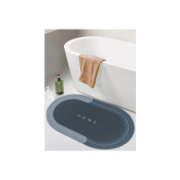 Story@Home Bathroom Mat Aqua Collection Door Mat Anti-Slip Bath Mat Quick Drying Absorbent Mat for Home and Kitchen 40 X 60 Cm, Navy Blue