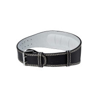 amazon basics 4 Inch Wide Padded Weight Lifting Belt - Large, Black