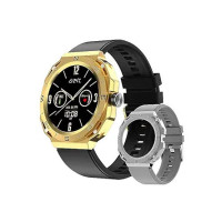 Maxima Raptor 1.39" HD Round Smart Watch for Men & Women with Premium Dual Metallic Case & Inbuilt Compass, Bluetooth Calling Smart Watch, 650 Nits, Extended Battery Life, Rotating Crown Smartwatch