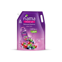 FIAMA Shower Gel Blackcurrant & Bearberry Body Wash Pouch  (1.5 L)