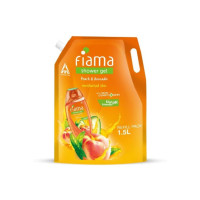 FIAMA Shower Gel Peach & Avocado, Body Wash Pouch  (1.5 L)