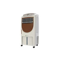 Havells Fresco-i 32L Personal Air Cooler for home | Powerful Air Delivery | High Density Honeycomb Pads | Auto Drain, Humidity Control, Dust Filter Net, Overload Protection | Heavy Duty (White/Brown)