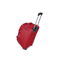 Verage - Star Cabin Size 64 cms Red Colour Wheel Duffel Bag for Travel with Telescopic Trolley | Luggage Bag | Travel Bag (VRSTAR-24-RD)