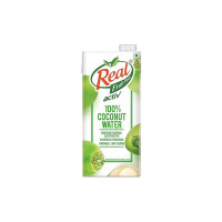 DABUR Real Activ Coconut Water Tetrapack - 1L | Hydrating Coconut Water with Health Benefits | No Added Flavour & Sugars | Tasty and Nutritious