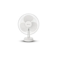 Bajaj Frore Neo Table Fan 400 MM | Table fans for Home & Office |Aerodynamically Balanced Blades| 100% CopperMotor| HighAir Delivery|3-Speed Control| 2-Yr Warranty White