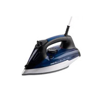 Pigeon by Stovekraft Satin Steam Iron For Clothes | 2400 Watt Instant Heat with Spray (BLUE) | Ceramic Base Plate with GlideTech | Anti Drip | HyperBurst & Vertical Steam | Self-Clean | 1.7M Long Cord