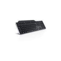Dell KB522 Business Wired Keyboard, Quiet Acoustics, 7 Programmable Hot Keys, Multimedia Keys, Two USB Ports for Expanded Connectivity, Spill-Resistant & with Palm Rest - Black