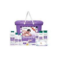 Himalaya Baby Basket Gift Pack (Violet)- Pack of Combo, Blue, 9 Count (Pack of 1) (7003049)