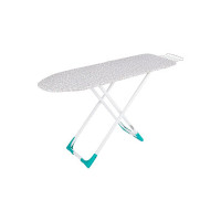 Amazon Brand - Solimo Wooden Ironing Board/Table with Iron Holder, Foldable & Adjustable (122 x 40cm)