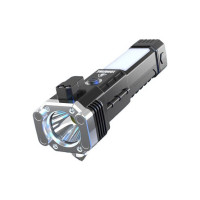 MZ S700 (LIFE SAVING LED TORCH) Glass Breaker Seal Belt Cutter 3 modes Torch  (Black, 16.5 cm, Rechargeable)