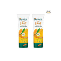 Himalaya Dark Spot Clearing Turmeric Face Wash | Reduce dark spots in 7 days | Organically sourced & Cold-pressed turmeric | 100ml (Pack of 2)