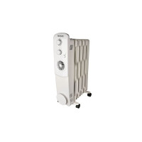 Hindware Atlantic 2500 Watt Ofr Room Heater With Ptc Fan - Atruro 11 Fin, White