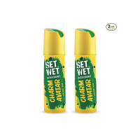 SET WET Deodorant For Men Charm Avatar Peppermint Punch, 150ml (Pack of 2)