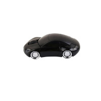 Microware 2.4GHz Digital Wireless USB Optical Car Shaped Mouse With USB Receiver For PC Laptop Black