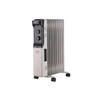 INALSA OFR Room Heater Oil Filled Radiator Warme 9-2000 Watts with Variable Temperature Control|9 Fins| 3 Heat Settings| 2 Year Warranty, Grey