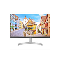 LG Electronics 60 cm/24 inches Full HD IPS 1920 x 1080 Pixels LCD Monitor, Inbuilt Speaker, HDMI x 2, VGA Port, 75 Hz Refresh Rate, AMD Freesync, 3 Side Borderless Slim Design - 24ML600S-W (White)