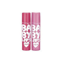 Maybelline New York Lip Balm, With SPF, Moisturises and Protects from the Sun, Pink Lolita & Baby Lips Cherry Kiss, Baby Lips, Berry Crush & Baby Lips Pink Lolita, 2 pack, 8g