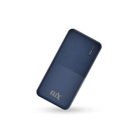 FLiX(Beetel) New Launch PowerXtreme 10,000mAh 12W Slim Power Bank,USB C/Micro USB Input,Dual USB A Output,Compatible with iPhone (Type A to Lightning), Samsung, Google Pixel, Oneplus(Blue-P10)