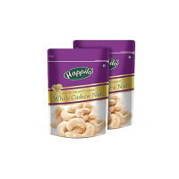 Happilo 100% Natural Premium Whole Cashews, 200 g, Pack of 2