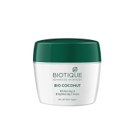 Biotique Coconut Brightening Instant Glow Cream| Lightweight and Non-Greasy | Reduces Dark Spots and Protects Ageing | Nourished and Moisturized Skin |100% Botanical Extracts| All Skin Types | 175gm