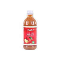 VOILA Apple Cider Vinegar with Mother 500 ml | For Weight Loss | Potassium Rich | Raw, Unfiltered & Unpasteurized | 100% Natural