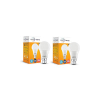 Wipro Garnet 10W LED Bulb for Home & Office |Cool Day White (6500K) | B22 Base|220 Degree Light Coverage |4Kv Surge Protection |400V High Voltage Protection |Energy Efficient | Pack of 2