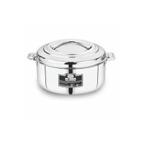 Paras Homeware Hot Server Steel Casserole|Food Grade | Easy to Carry | Easy to Store For Rice, Gravy, Curry|3500ml
