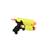 Amazon Brand - Jam & Honey Blaze Storm Foam Blaster Gun | 10 Soft Foam Bullets | Safe for Kids | Party Or Return Gift, Multicolor