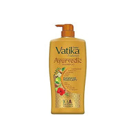 Dabur Vatika Ayurvedic Shampoo - 1L | Damage Therapy | With Power of 10 ingredients for solving 10 hair problems| No Parabens | For all hair types