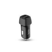 FLiX (Beetel) Newly Launched 2.4A Fast Charging Car Charger, Dual USB Type A connectors, Compatible with All Smartphones, Dashcams, Power Banks & Many More, Supports All Cars 12V Output (24D - Black)