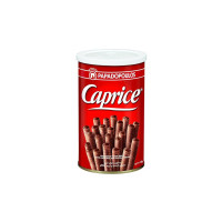 Caprice Classic Delicious Wafer Roll Sticks with Hazelnut and Cocoa Cream, Smooth Crunchy Snacks, Biscuits, Crackers, Sweet Treats for Kids and Adults, 115gms (Pack of 1)