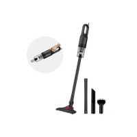 INALSA 2-in-1 Handheld & Stick Vacuum Cleaner for Home & Car|700W Motor with Strong Powerful 14KPA Suction|Hepa Filter|Clean Under Bed, Sofa |Include Carpet/Floor Brush(Ozoy Plus) Black & Grey