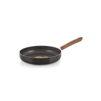 Nirlon Smoky Wood Non Induction Nonstick Aluminium Fry Pan