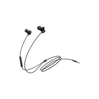Oneplus Nord Wired Earphones with mic, 3.5mm Audio Jack, Enhanced bass with 9.2mm Dynamic Drivers, in-Ear Wired Earphone - Black