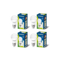 Crompton Dyna Ray 7W Round B22 LED Cool Day Light Pack of 4