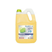 Purela Dishwash Liquid Gel Lemon Can Jar, With Lemon Fragrance, Leaves No Residue, Grease Cleaner For All Utensils, 5 Ltr