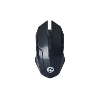 LAPCARE Speedy Wireless Gaming Mouse Upto 2400 DPI Sensor | Plug & Play | 10m Working Distance | 3 Million Clicks (Black) with Duracell Battery