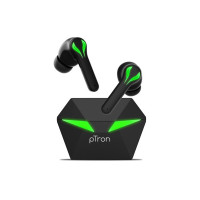 pTron Bassbuds Jade Truly Wireless in Ear Earbuds with 40ms Gaming Low Latency, HD Stereo Calls, 40Hrs Playtime, 1-Step Pairing Bluetooth Headphones, Fast TypeC Charging & IPX4 Waterproof (Black)