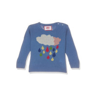 Amazon Brand - Jam & Honey Girl's Baby- Acrylic Round Neck Casual Sweater