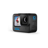 GoPro HERO10 Black - Waterproof Action Camera with Front LCD and Touch Rear Screens, 5.3K60 Ultra HD Video, Optical 1X and Digital 4X 23MP Photos (1 Year INTL Warranty + 1 Year in Warranty)