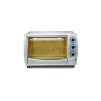 Bajaj 2800TMC 28 Litre Oven Toaster Griller (OTG 28L)|1200W Convection Oven For Kitchen|Motorised Rotisserie|Roasting & Grilling|Temp & Timer Control|Baking Accessories| 2-Yr Warranty By Bajaj|Black