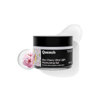QUENCH Ultra Light Moisturizer with 2% Niacinamide, Cherry Blossom & Pearl Extracts| Brightens Skin, Calms Inflammation and Prevents Signs of Ageing| Made in Korea| For All Skin Types (50ml) (Sample loot)