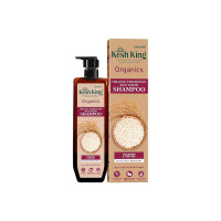 Kesh King Organics Fermented Rice Water Shampoo | Nourishes & Repairs | For Frizz-Free, Bouncy Hair | Certified Organic | No Artificial Colours, Parabens, Phthalates Or Harmful Chemicals, 300ml