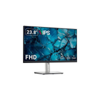 Dell P2422H 24 Inch, FHD Monitor 1920x1080 Pixels, IPS Panel, 3-Year Warranty, Low BlueLight Technology, 3-Sided bezelless, HDMI, VGA, DP & USB Ports, Pivot(Rotation), Swivel, Tilt & HAS, AMD FreeSync