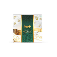 Happilo Dry Fruit Celebration Gift Box Gold Finch 405g, Ideal for Diwali, Rakhi and Festive Gifting, Hamper For Corporate Gifts, Family, Friends, Office Clients Occasion, New year, Functions (Coupon)