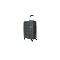 Kamiliant by American Tourister Harrier 56 Cms Small Cabin Polypropylene (PP) Hard Sided 4 Wheeler Spinner Wheels Luggage (Grey)